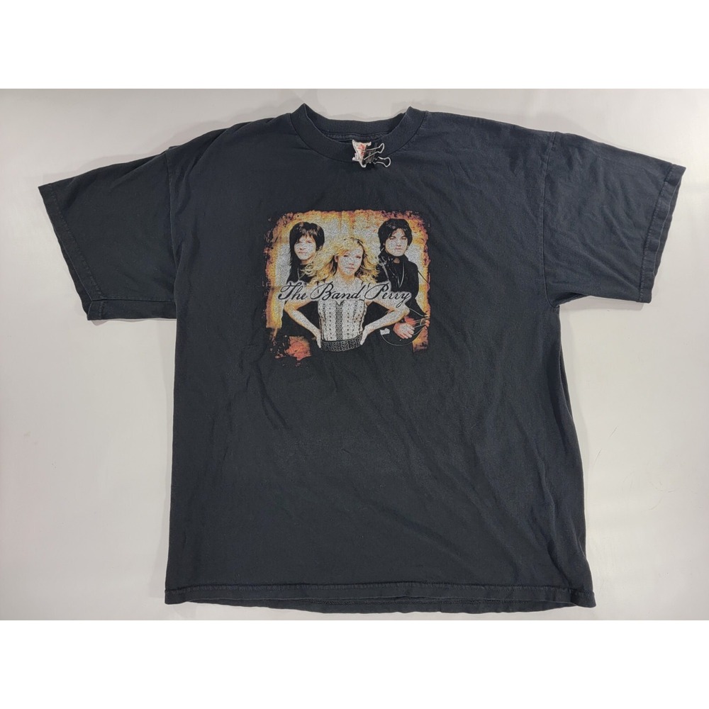 VTG The Band Perry Concert T Shirt Mens Sz XL‎ Black 2011 Tour Country Music Tee
